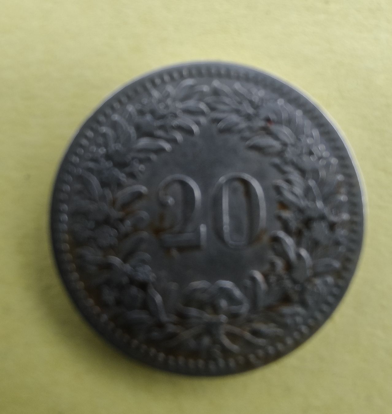 Tutti le monete: 20 Rappen 1887 – Usato da chur venduto da Hmars 1