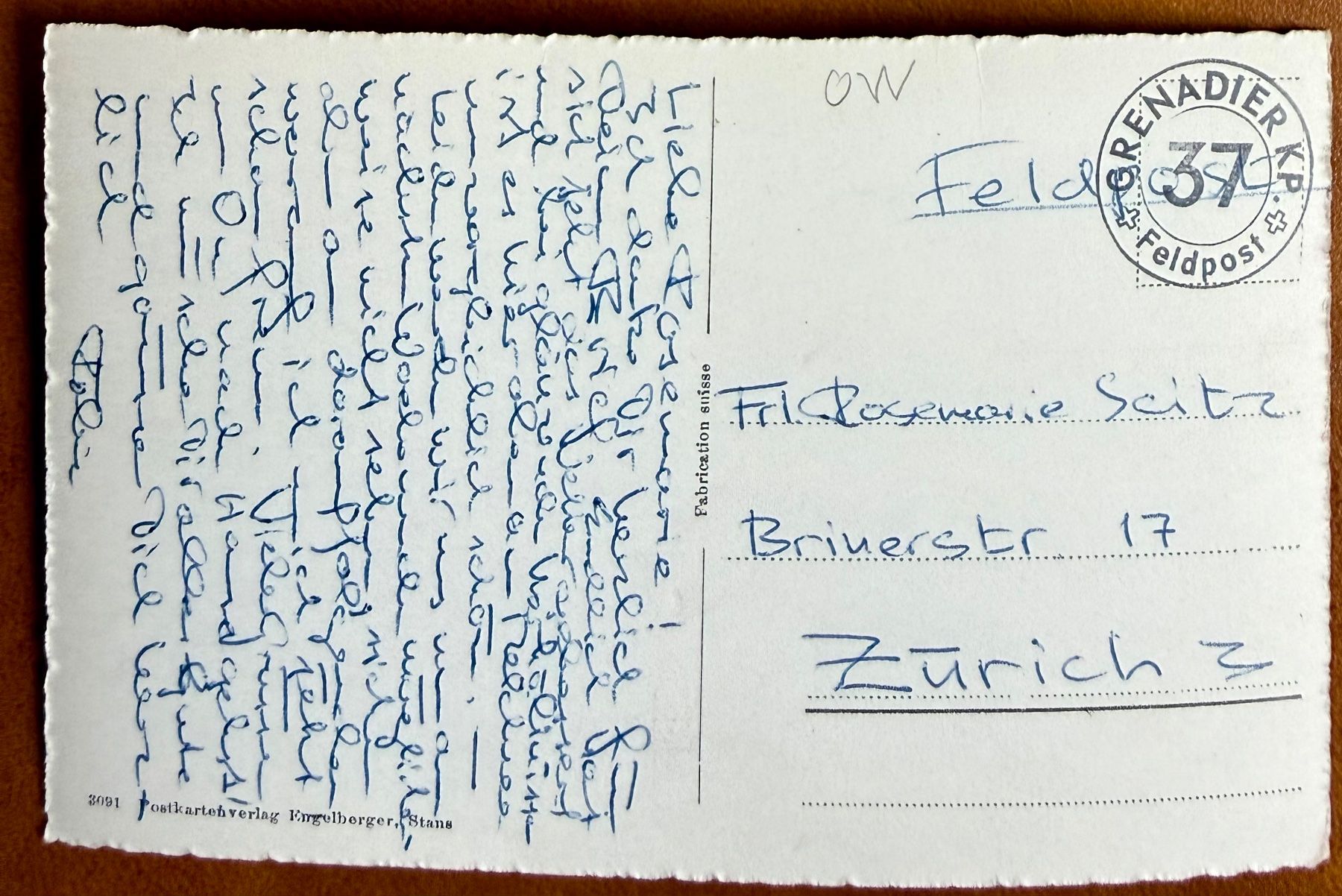 Cartoline postali: Melchseefrutt  Kapelle - Schafherde - AK – Usato da Lutry venduto da Ediego 1