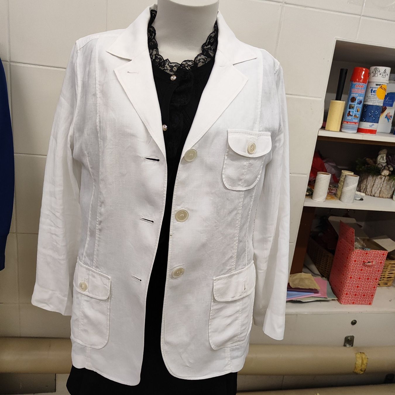 Bogner Giacche: Bogner Leinen  Blazer GR 42 – Nuovo (secondo la descrizione) da Langnau am Albis venduto da Judithsebi