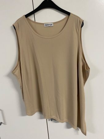 Asymetrisches beiges Top Gr. XXL NEU