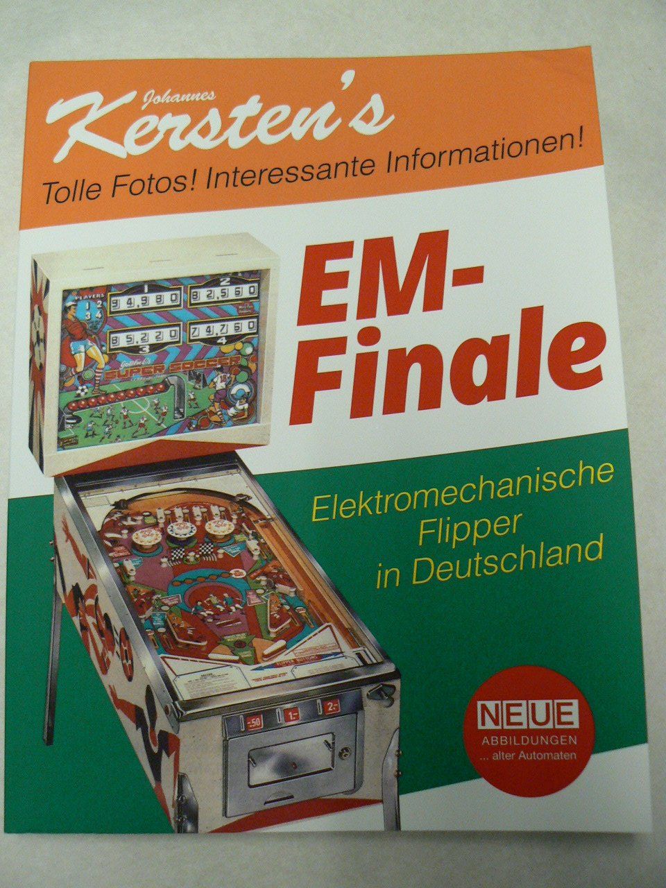 Flipperkästen: FLIPPER-BUCH – Neu und originalverpackt aus Oberlunkhofen von Paco1