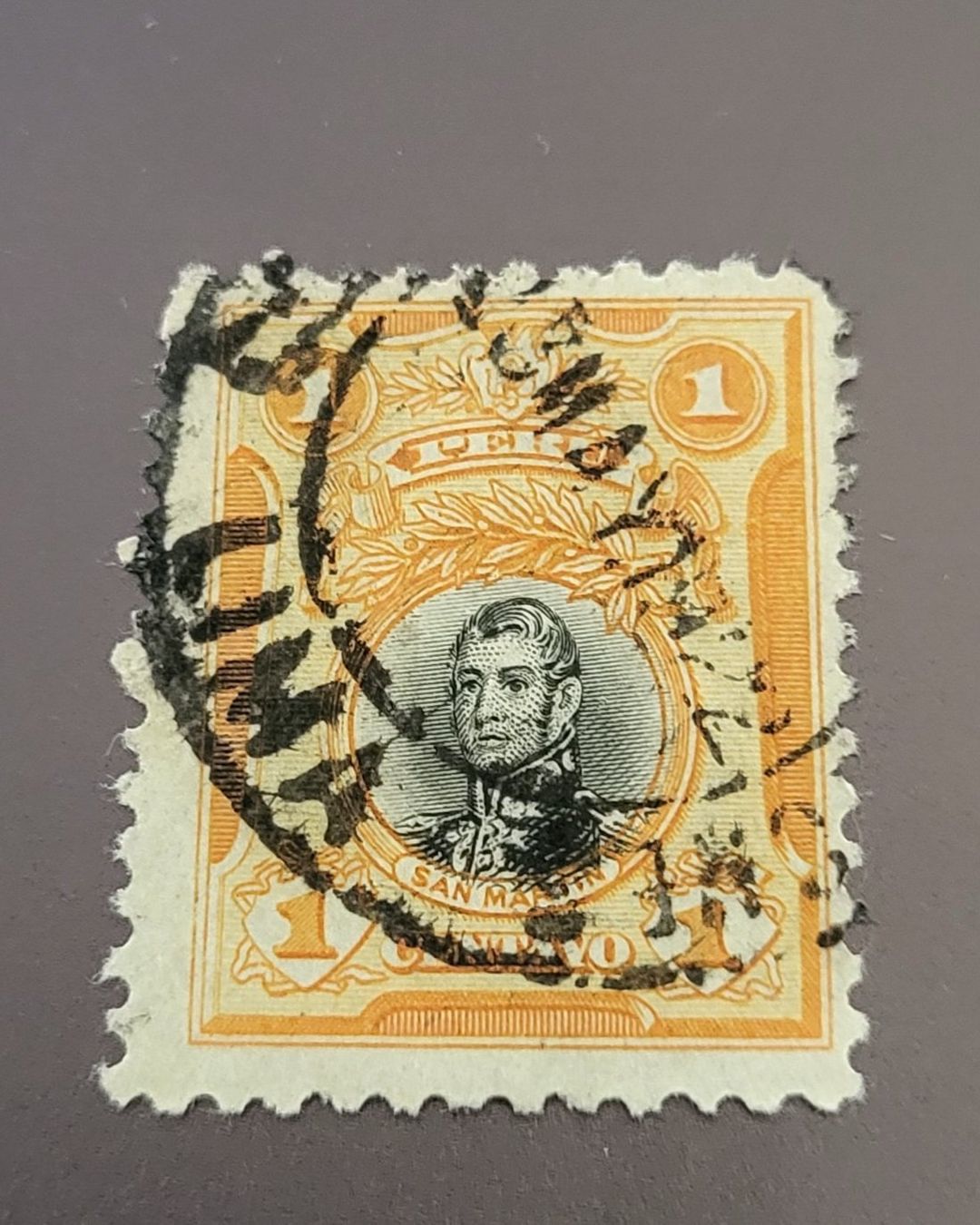 Tutti i francobolli: Peru 1916 alte briefmarke – Usato da St Gallen venduto da Stampsalshobby