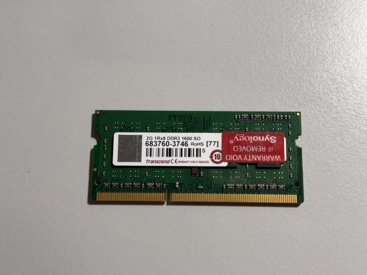 Memory / RAM: Synology 2048MB DDR3 SO-DIMM – Gebraucht aus Frieswil von papagei9
