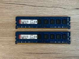Kingston 16GB Kit (2x8GB) DDR3 1600MHz PC3-12800 CL11