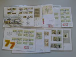 10 Luxus-FDC's (PHILSWISS) Deutschland, preiswert !