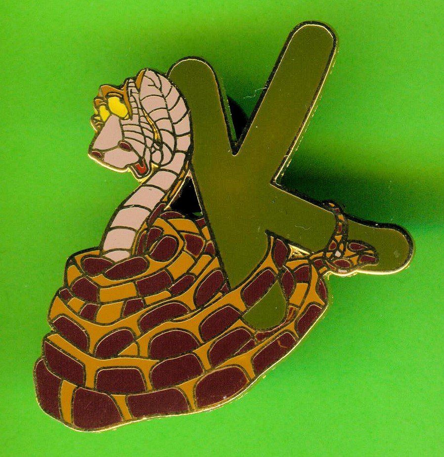 Disney Placchette & Badge: DISNEY  Alphabet      " K " – Usato da Winterthur venduto da Sammleroase