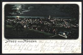 Litho Heiden, Totale von der Bergwiese a