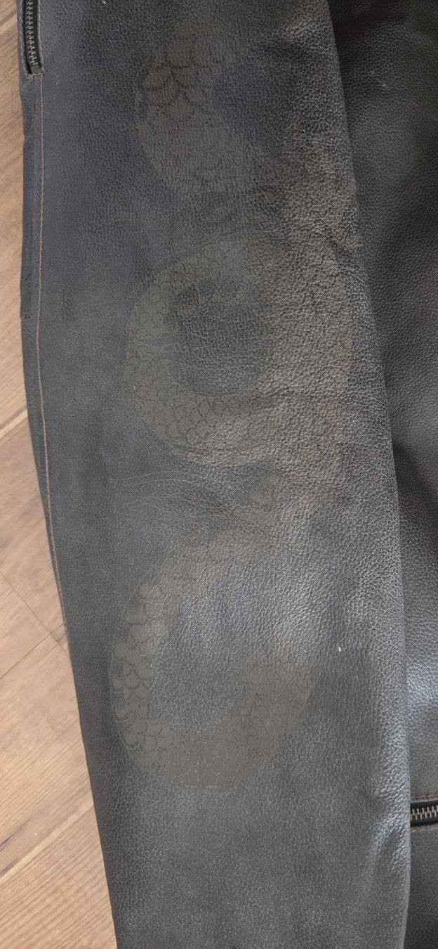 Jacken: Morena Lederjacke Gr. L mit Drachenmuster, Herbst Top! – Gebraucht aus Kaltbrunn von BarbaraR 4