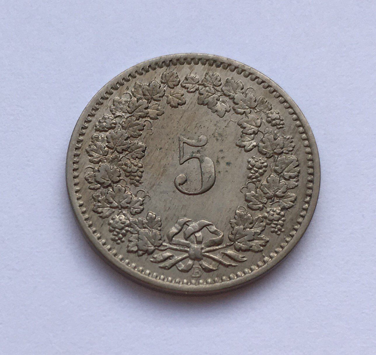 Tutti le monete: 1882 5 Rappen vz – Usato da Kirchberg SG venduto da Helveticus00 1