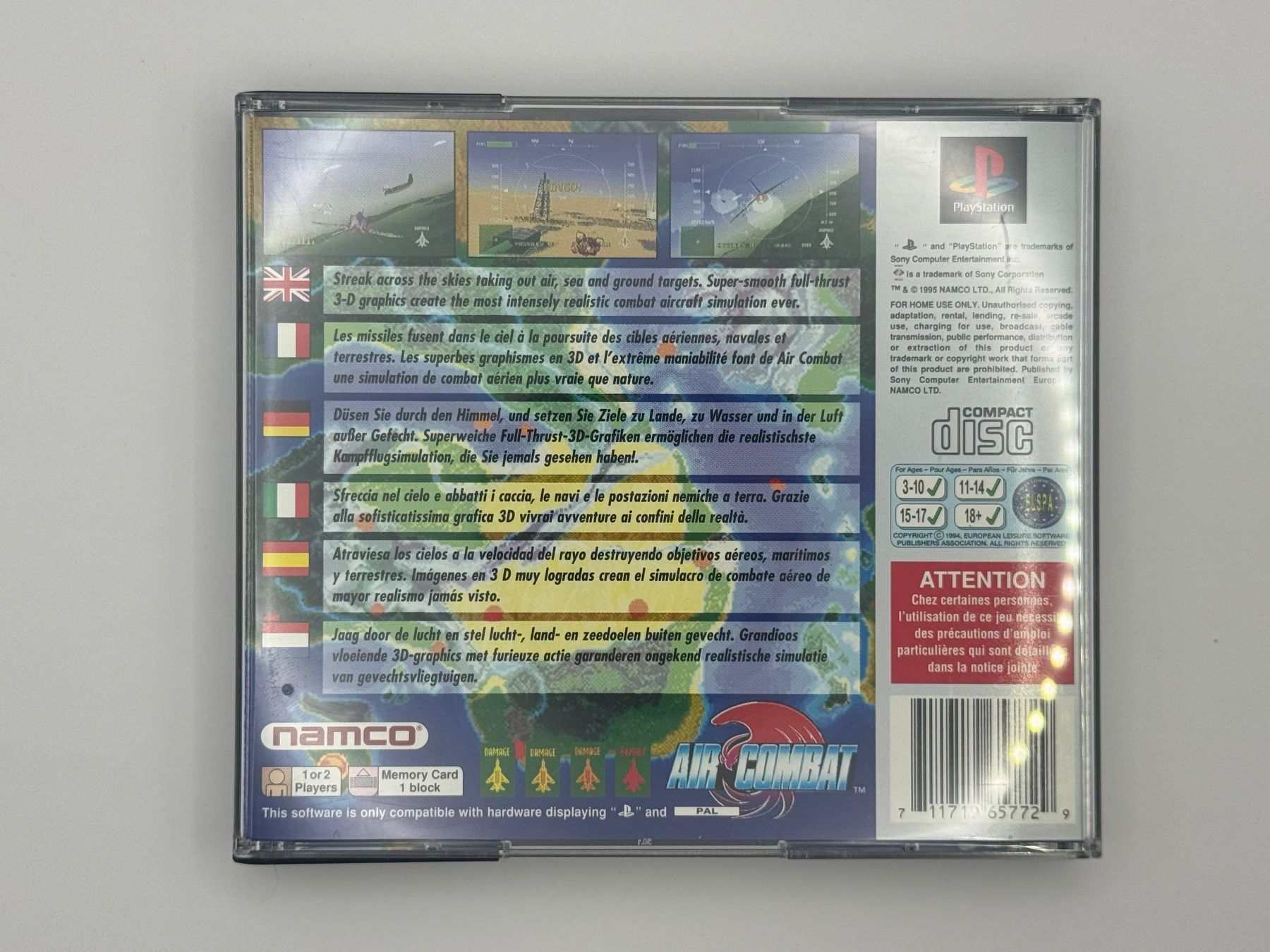 Sony Giochi: Air Combat - Playstation 1 – Usato da Bettlach venduto da awi_7jcb 1