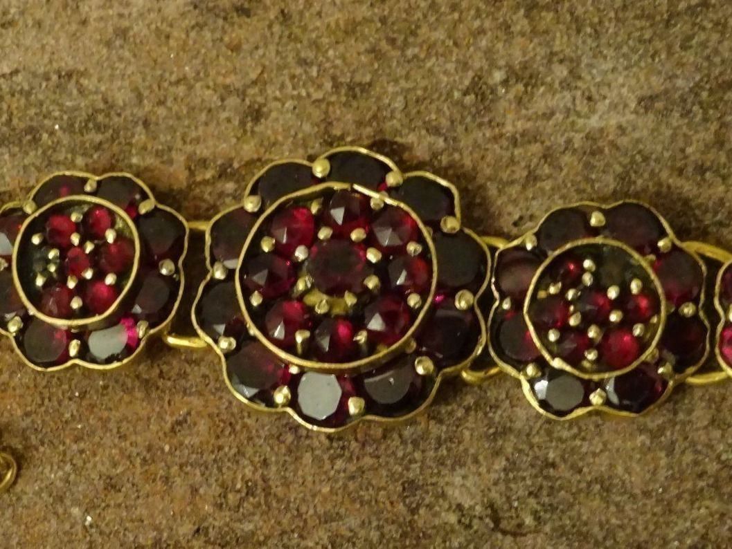 Bracciali & Braccialetti: Armband Granat / Tombak – Usato da Esslingen venduto da FetteSchnecke 6