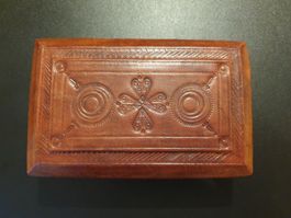 TUAREG Lederbox (20-jährig) aus Mali (UNIKAT, Handarbeit)