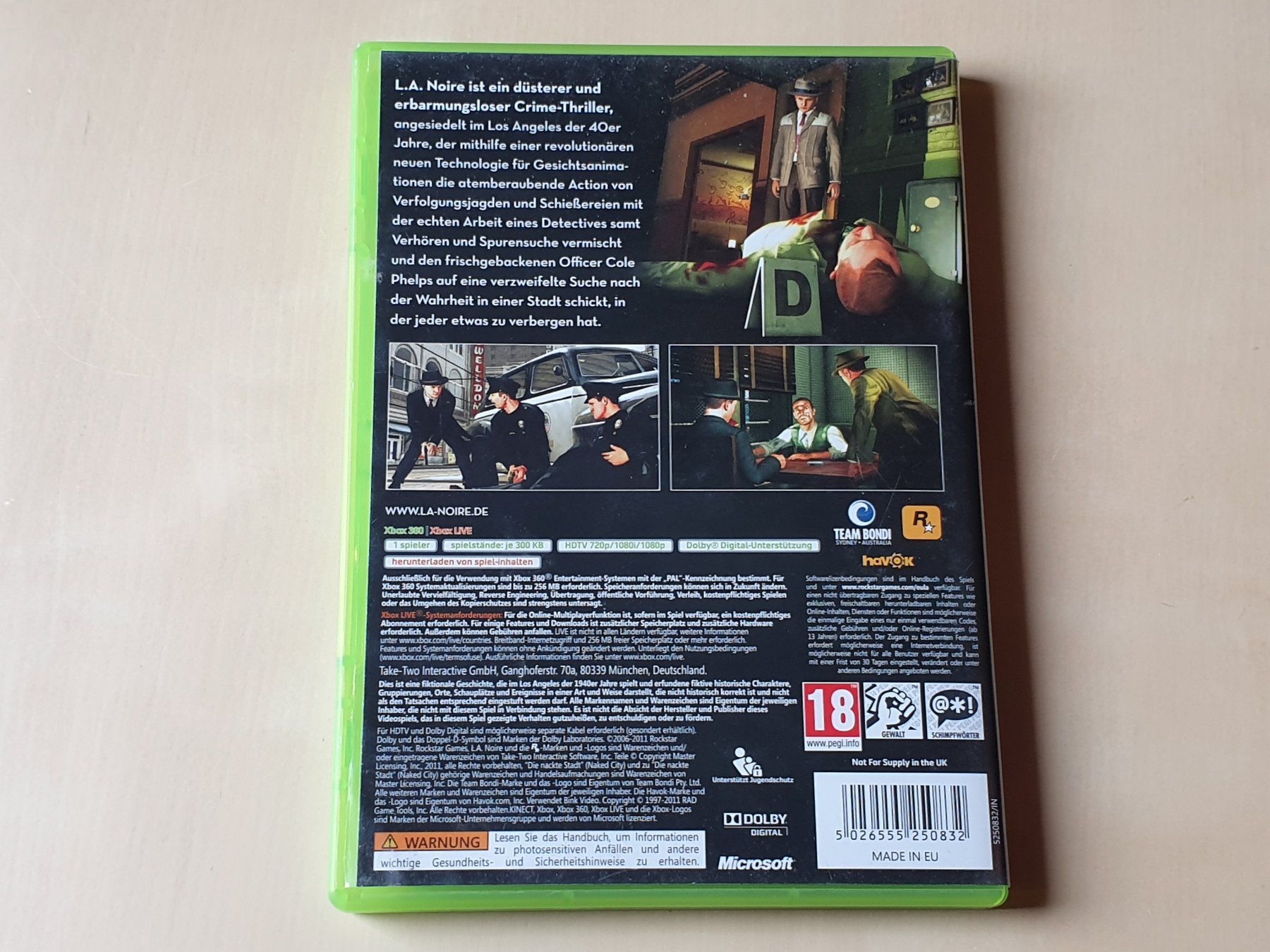 Microsoft Jeux: LA Noire – D'occasion à Stansstad par collectorsshop 1