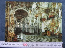 STIFTSKIRCHE EINSIEDELN ABTSTHRON 1973 SZ AK
