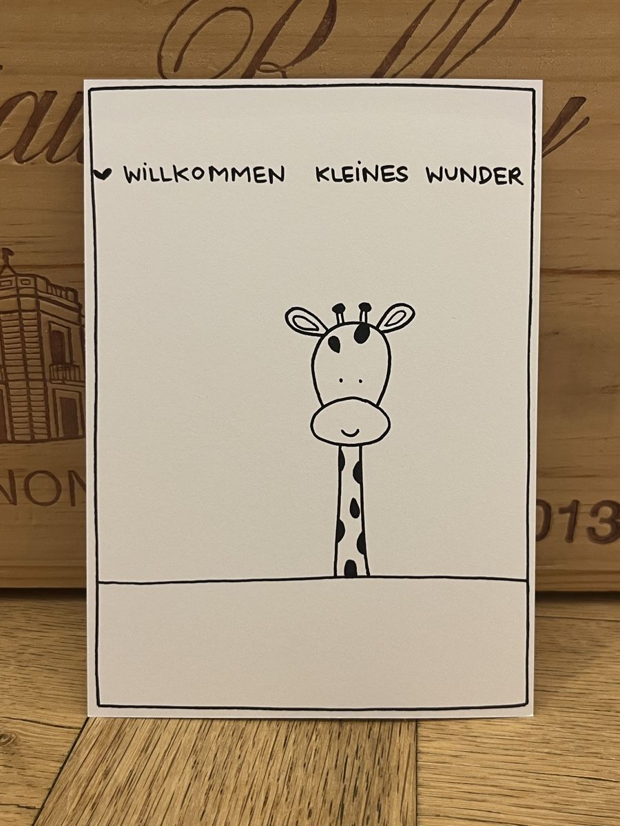 Cartes: Geburtskarte Giraffe – Neuf (Voir description) à Luzern par Elsa.Schweiz