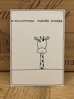 Geburtskarte Giraffe