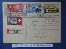 CH 1939 Nr. 219-221 gest. 1. Schw.Automob.Postb.