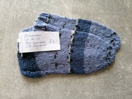 Sneaker / Kurzsocken handgestrickt, Grösse: 36/37