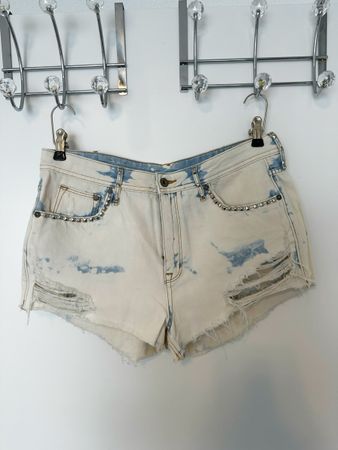 Denim High waist Shorts Grösse 42