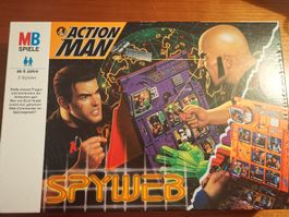 Vintage Brettspiel Action Man Spyweb von MB Spiele 1998