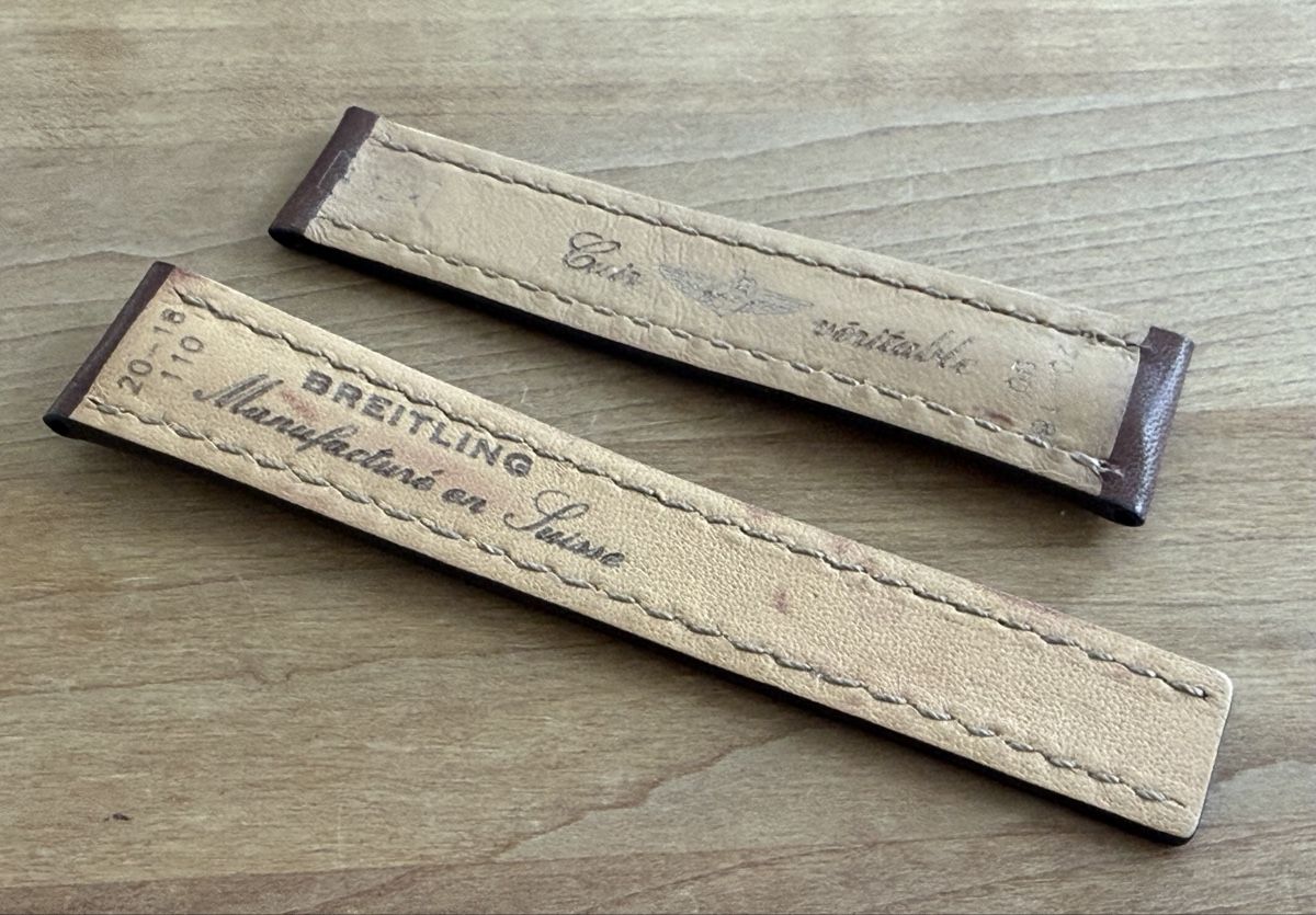 Breitling Montres: Original BREITLING 20/18mm Lederarmband NEU – Neuf (Voir description) à Embrach par selfie13 6