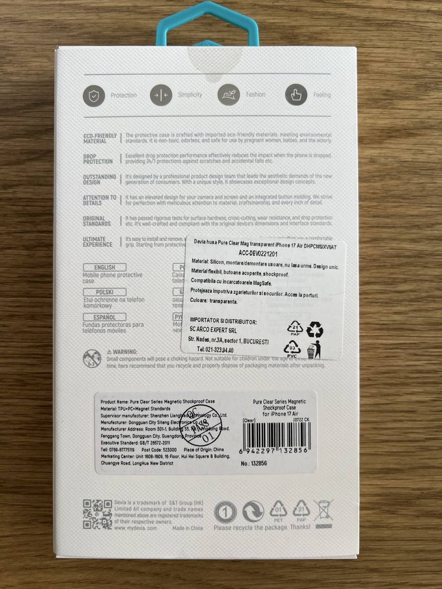 Cover & Protezioni schermo: iPhone Air Clear Case – Nuovo e nell'imballaggio originale da Effretikon venduto da FESP89 1