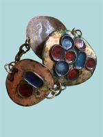 Bracelet en  émail 1970s