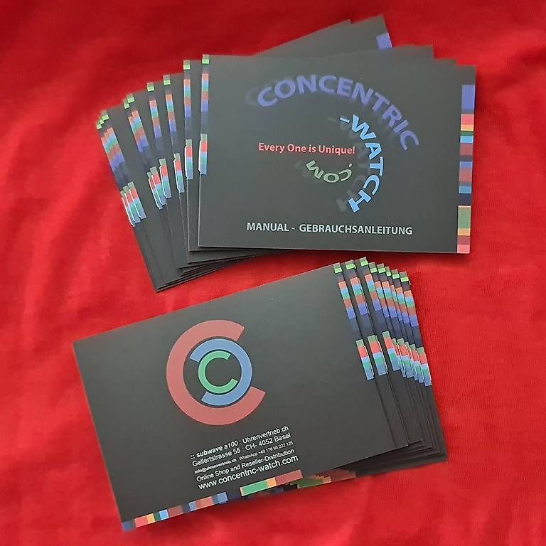 Montres: Buntes ColorCode Unikat 36mm von Concentric – D'occasion à Basel par Subwave 8