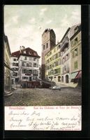 Neuchatel, Rue du Chateau et Tour de Die
