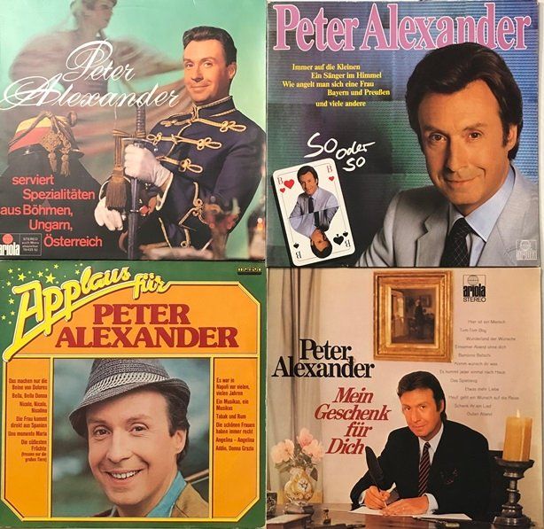Dischi in vinile: 4x LPs Peter Alexander – Usato da Grüningen venduto da azulmarron