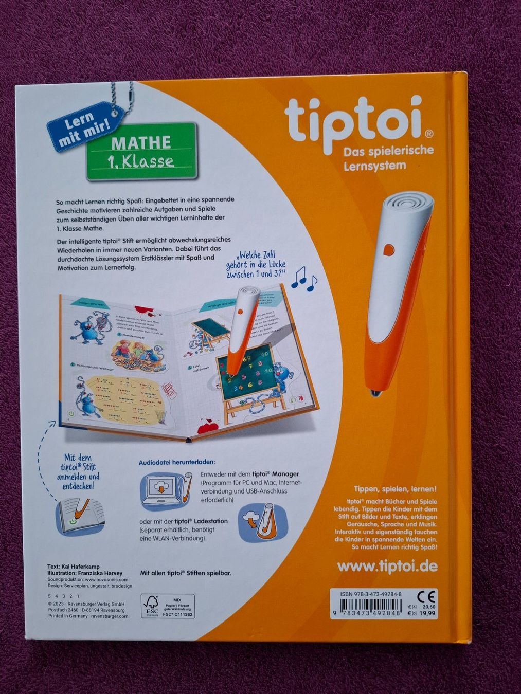 Libri: tiptoi Buch - Mathe 1. Klasse - Neue Version – Usato da Müllheim Dorf venduto da Seeeule01 9