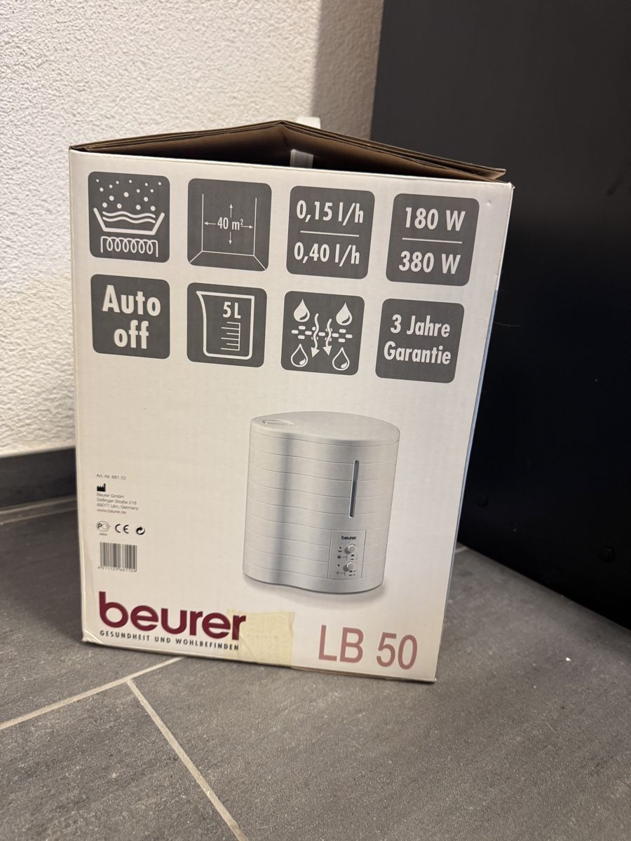 Beurer Umidificatori d'aria: Beurer LB 50 Luftbefeuchter – Nuovo e nell'imballaggio originale da Affeltrangen venduto da Fuelli03 1