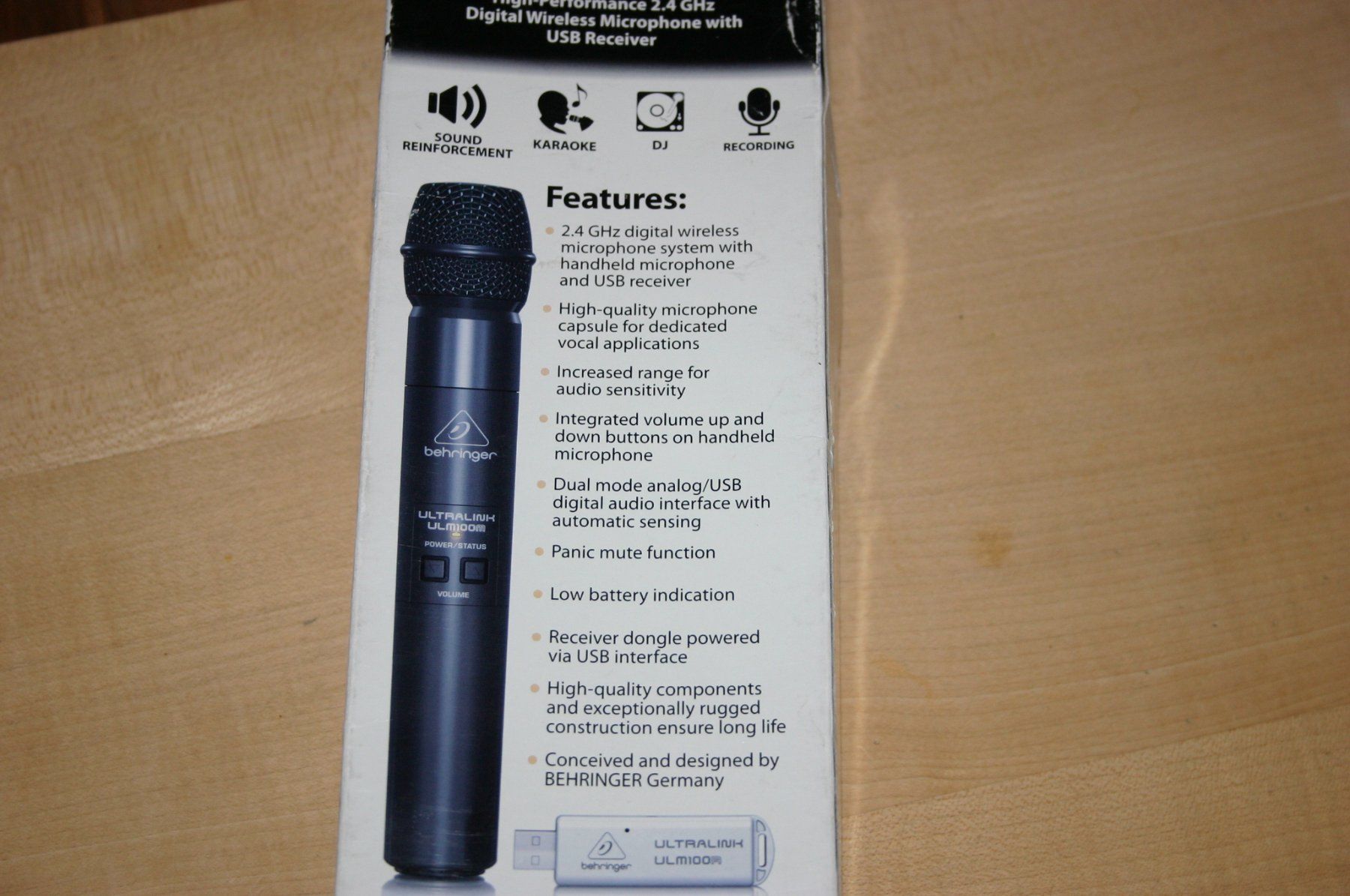 Behringer Microphones: Behringer Funkmikrofon Ultralink ULM100USB – D'occasion à Stettlen par Bigjm 3
