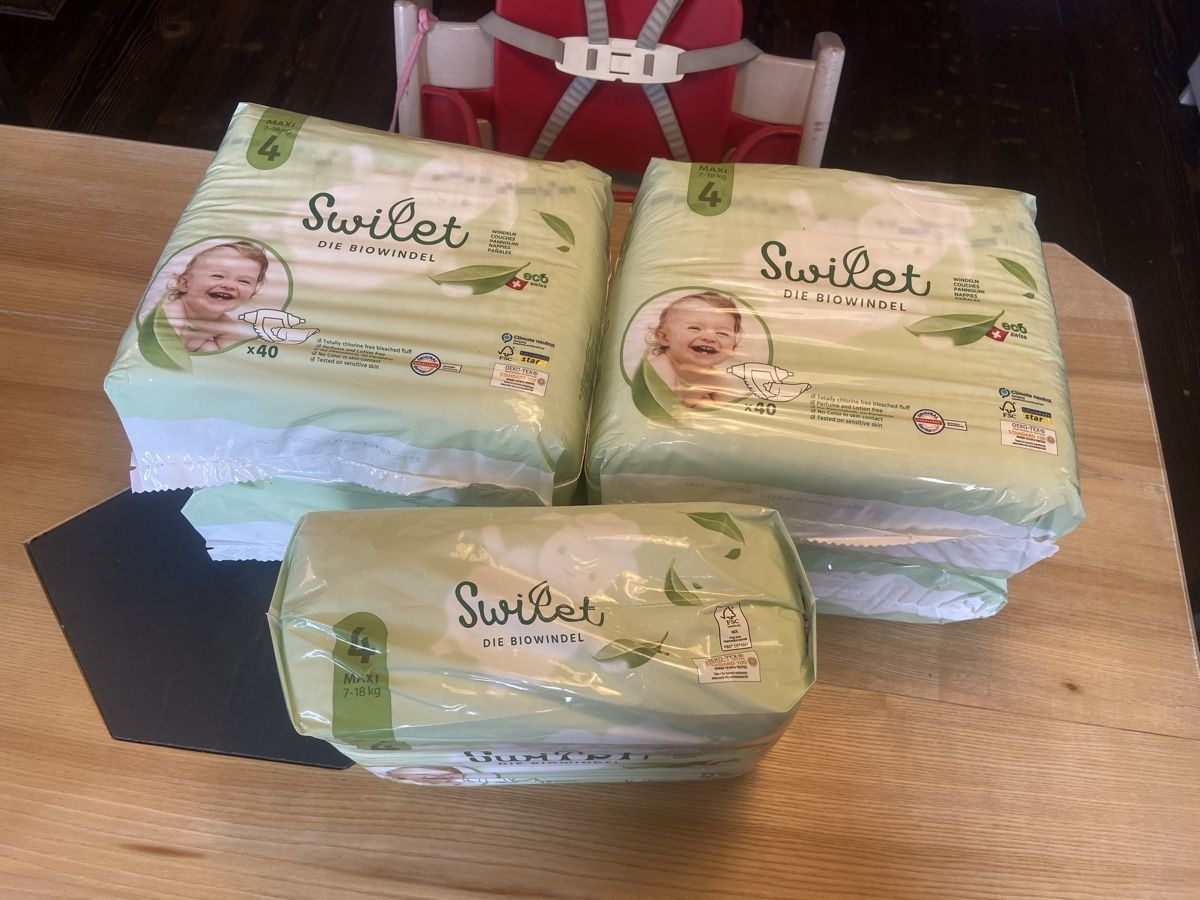 Secchi per pannolini & Pannolini: Swilet Biowindeln Grösse 4 – Nuovo (secondo la descrizione) da Wasen im Emmental venduto da Jomaga