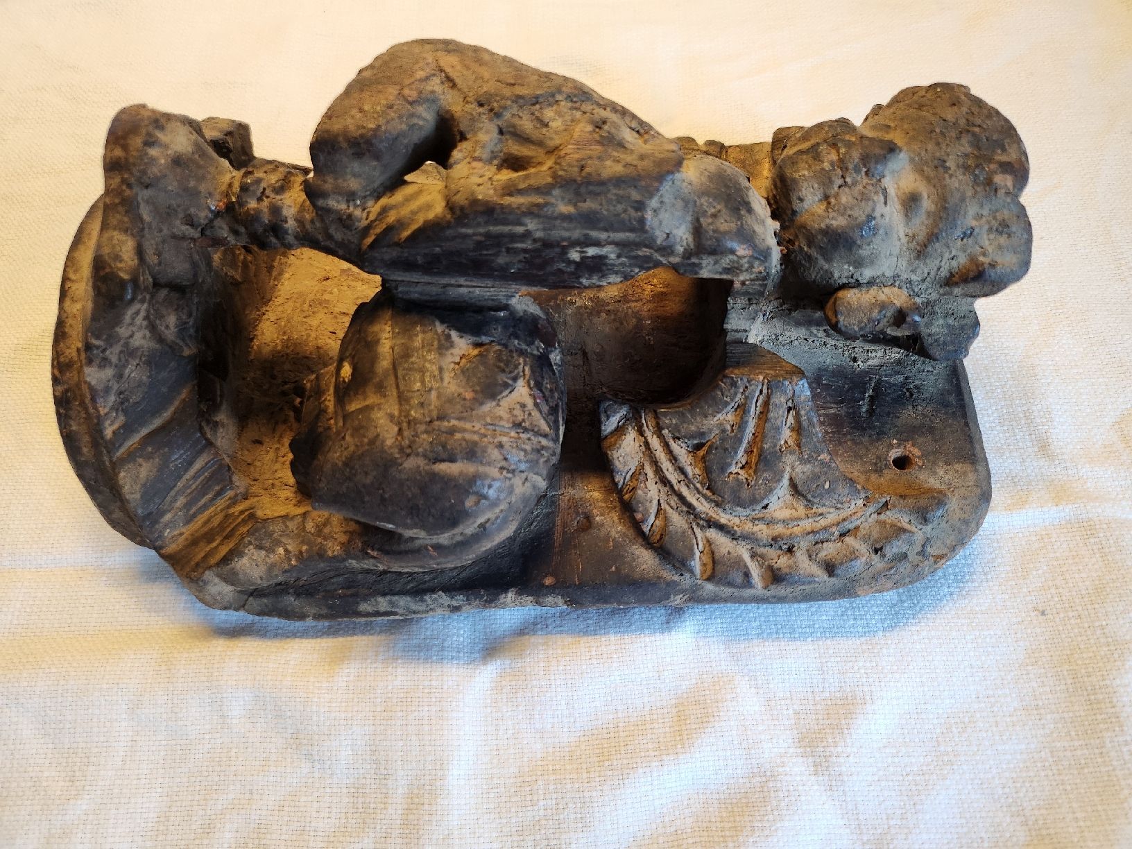 Skulpturen & Statuen: Antike Ethno Holzfigur geschnitzt Wandrelief – Gebraucht aus Zürich von BAENZERINO 6
