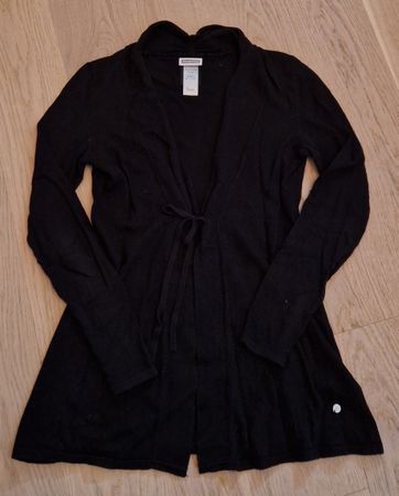 Finja Love Strickjacke Schwarz, Gr. 34