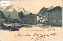 La Forclaz et le Col de Balme - animee