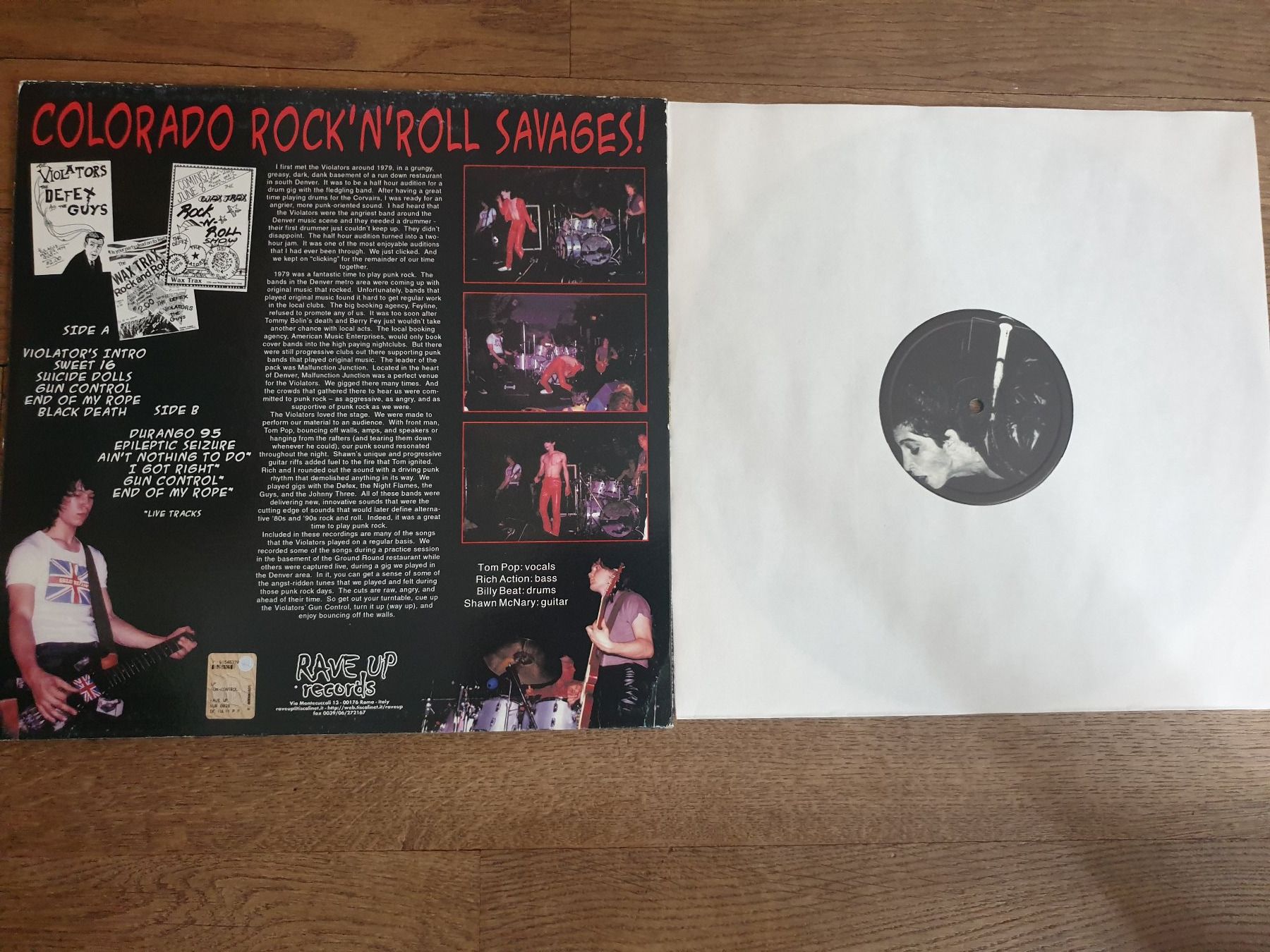 Dischi in vinile: The Violators  Gun Control – Nuovo (secondo la descrizione) da zürich venduto da ultraviolet 1