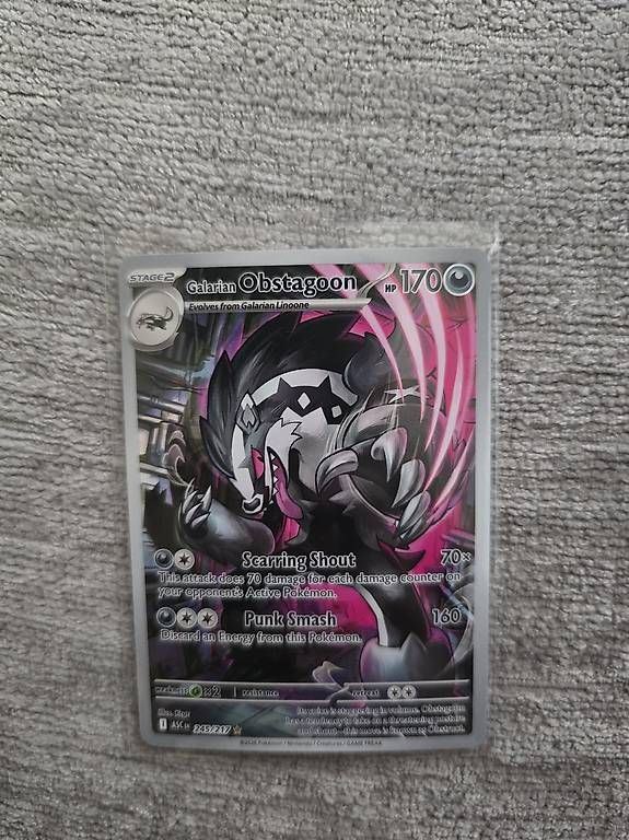 Pokémon Carte collezionabili: Galarian Obstagoon - Near Mint – Nuovo (secondo la descrizione) da Naters venduto da alissa.s