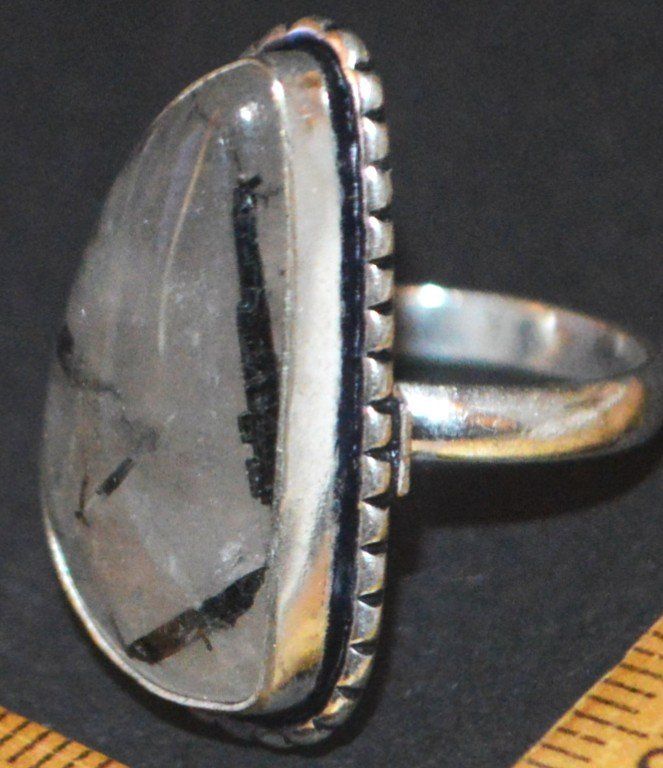 Anelli: Ring L-3512 –Schwarzer Rutil 17cm Innendurchmesser – Nuovo e nell'imballaggio originale da Goldiwil (Thun) venduto da han_v5b7 4