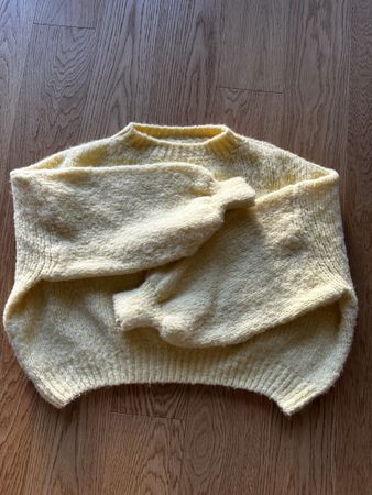 Pull jaune one size