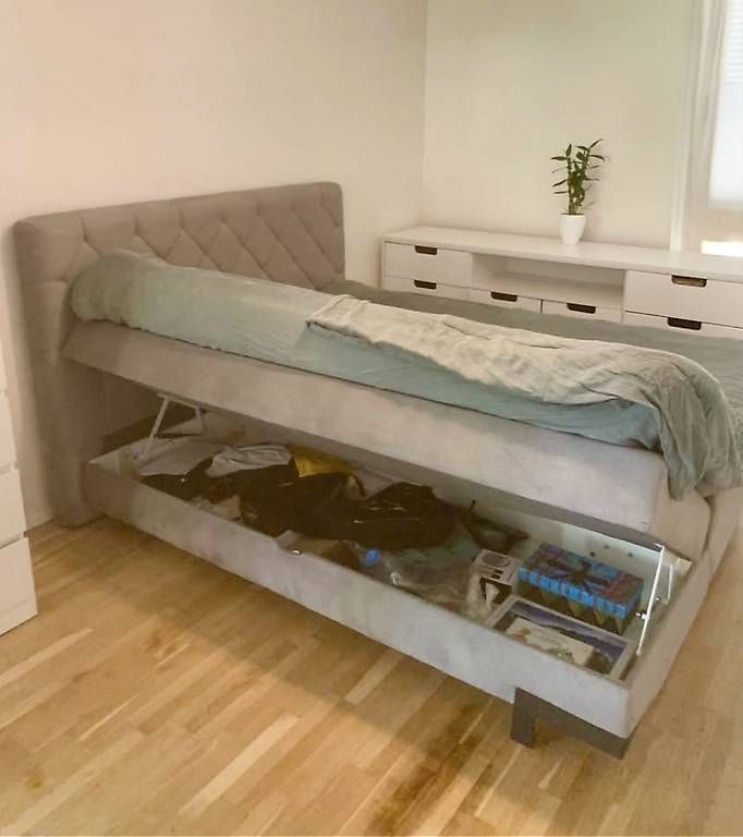 Mömax Betten: Boxspringbett, Bett, Grau – Gebraucht aus Rüfenacht BE von Jean_Vale 1
