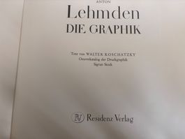 Kunstbuch Anton Lehmden Die Graphik Residenz Verlag