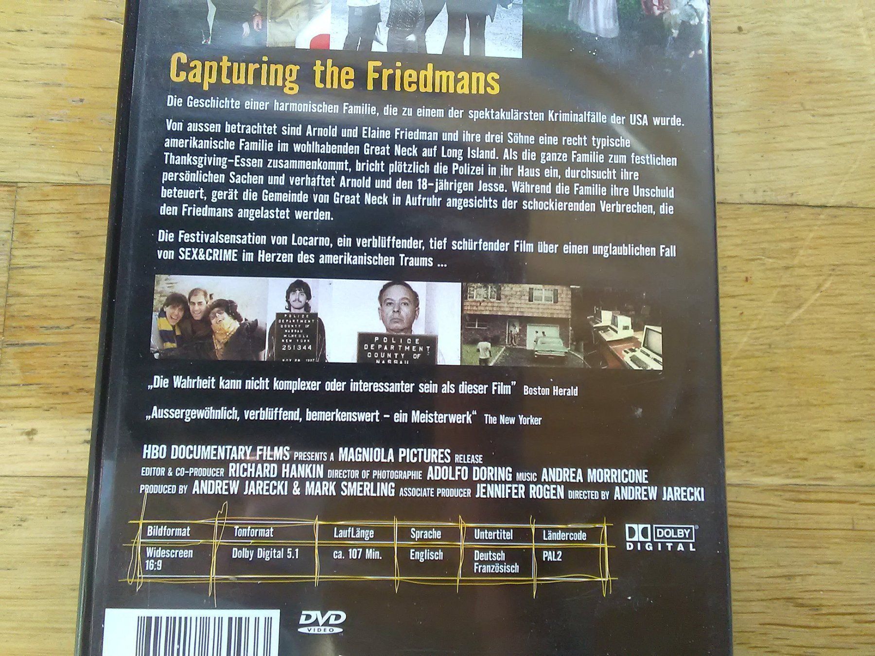 Tutti i DVDs: Capturing the Friedmann (HBO-Documentary – Usato da St.Galllen venduto da elkaphone 2
