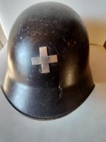 Antiker Schweizer Armee Militär/Feuerwehr Stahlhelm