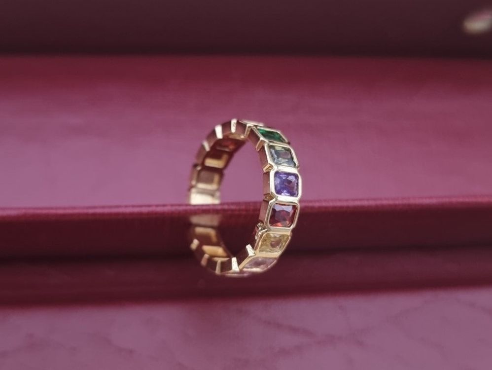 VERDANVERSE Zirkonia Kreuzringe - Verstellbare Damenringe In Silber & Gold