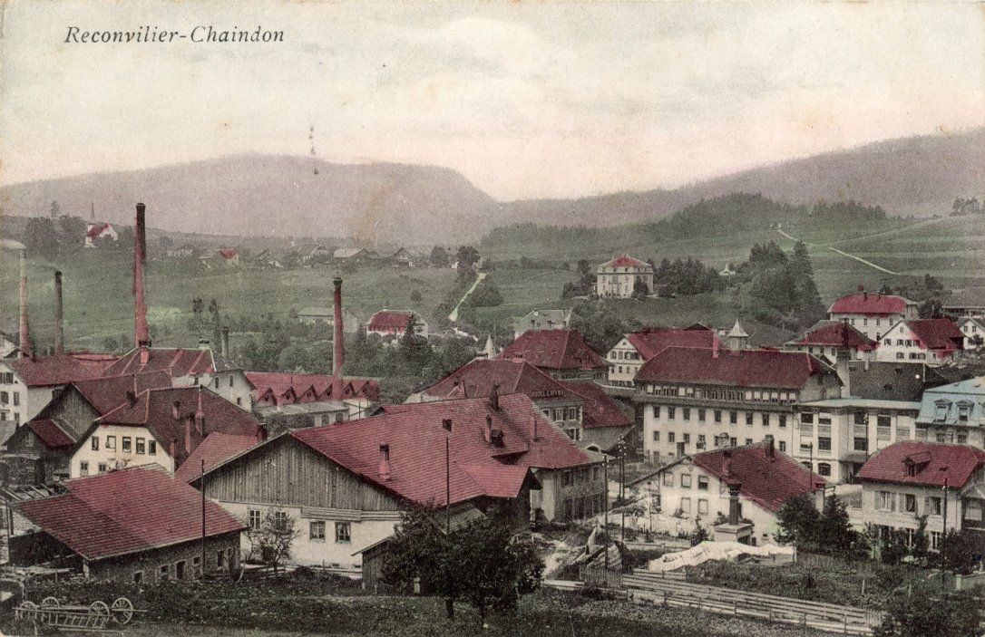 Cartoline postali: Reconvilier - Chaindon   BE – Usato da Brig venduto da Valcards54