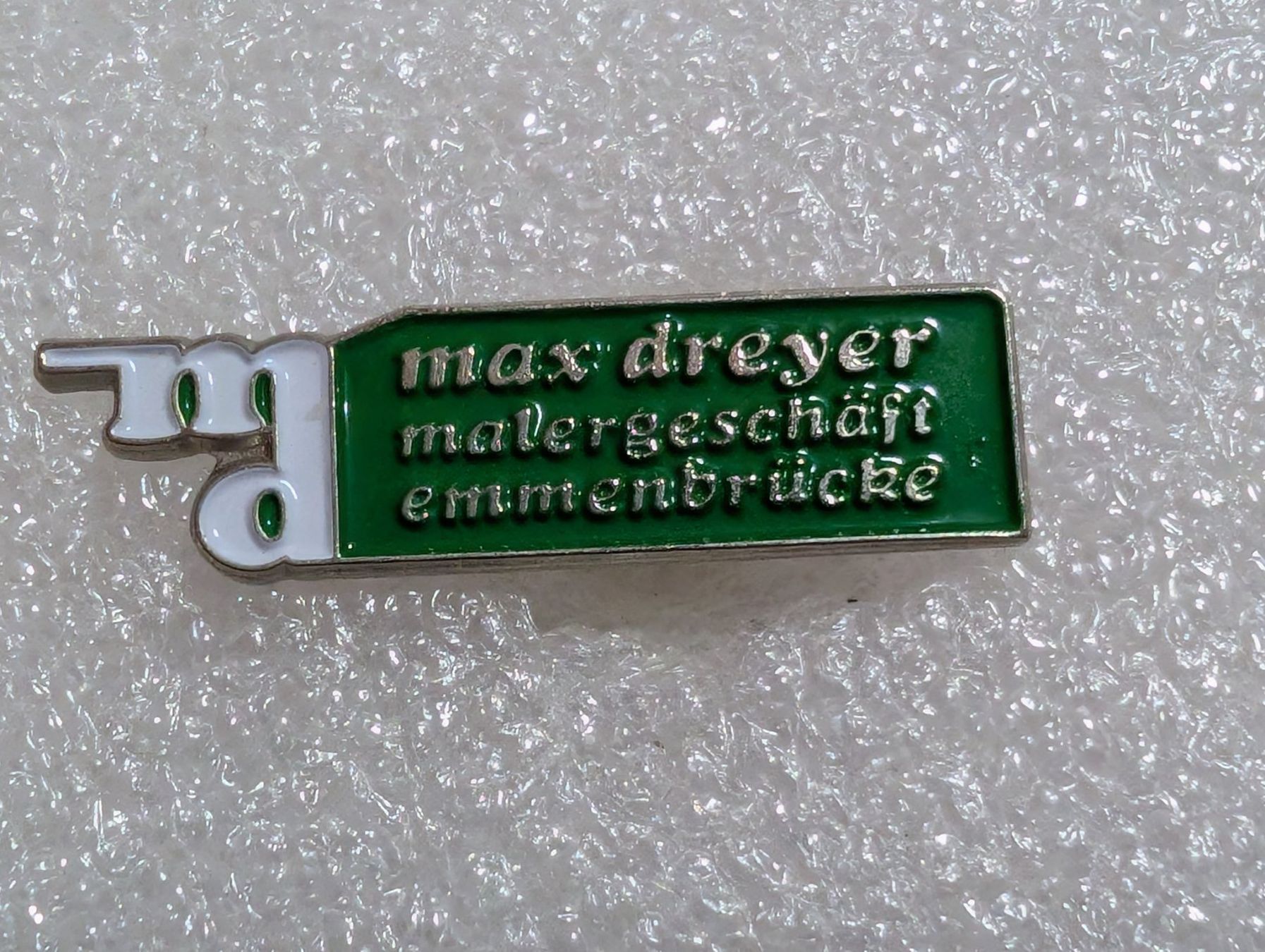 Placchette & Badge: Ansteckpin 256: Max Dreyer – Usato da Oppligen venduto da Pin-Fall-Shop