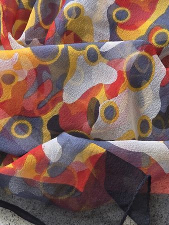 Seidenschal 60 x 170 cm