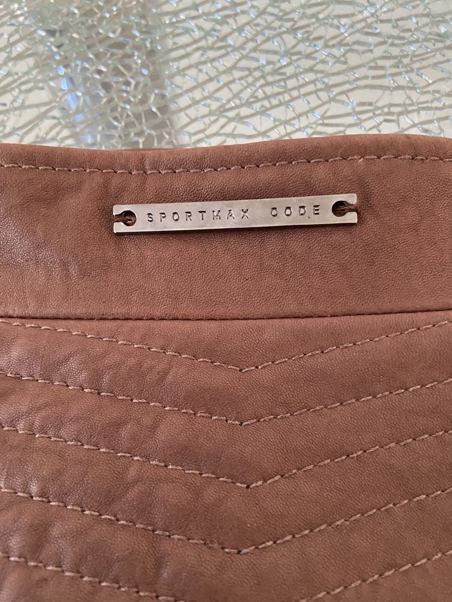 Gonne: Sportmax Code Lederrock, Grösse 36, Reissverschluss Detail – Usato da Oftringen venduto da andrax 6